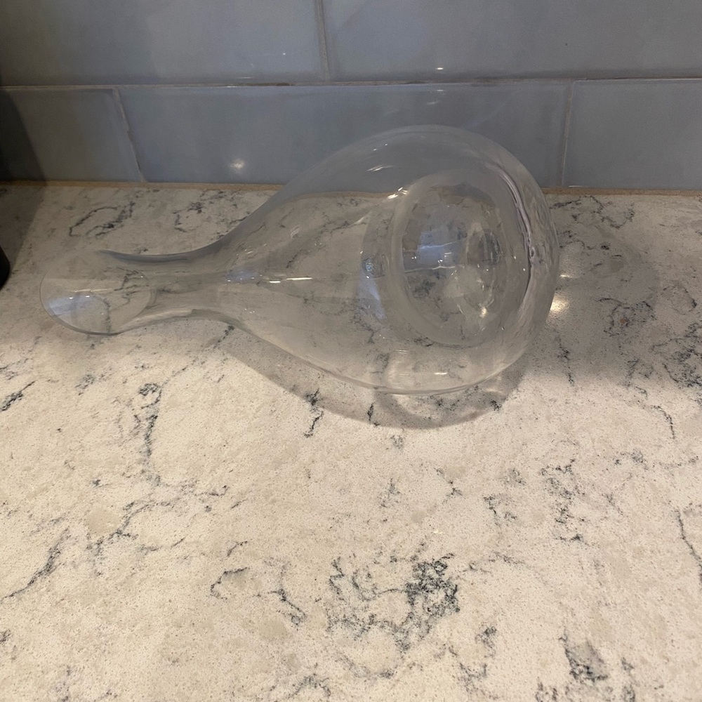 Gorham That’s Entertainment Mini Duck Clear Glass Wine Decanter Barware - Picture 2 of 9